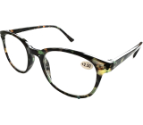 Berkeley Čtecí dioptrické brýle +2,5 plast mourovaté, zelenohnědé 1 kus MC2198