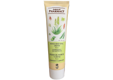 Green Pharmacy Aloe hydratační a zjemňující krém na ruce a nehty 100 ml