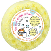 Bomb Cosmetics The Land of Milk & Honey - Mléko a med přírodní sprchová masážní houba s vůní 200 g