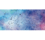 Albi Přání do obálky - obálka na peníze, Růžový vesmír 9 x 19 cm