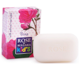 Rose of Bulgaria toaletní mýdlo s růžovou vodou pro děti 100 g