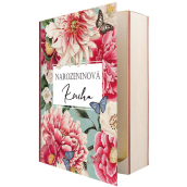 Bohemia Gifts Narozeninová kniha sprchový gel 250 ml + olejová lázeň do koupele 250 ml, kniha kosmetická sada pro ženy