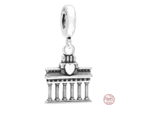 Charm Sterlingové stříbro 925 Berlín, Braniborská brána, přívěsek na náramek cestování