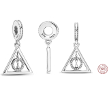 Charm Sterlingové stříbro 925 Harry Potter - Relikvie smrti, přívěsek na náramek