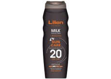 Lilien Sun Active SPF20 voděodolné mléko na opalování 200 ml