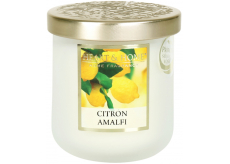 Heart & Home Citrón Amalfi sojová vonná svíčka střední hoří až 30 hodin 110 g