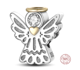 Charm Sterlingové stříbro 925 Anděl, korálek na náramek symbol