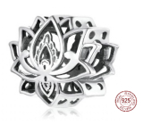 Charm Sterlingové stříbro 925 Kouzlo lotosového květu, korálek na náramek symbol