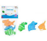 First Steps Zvířátko do vany koupací stříkací hračka Ryby 3 kusy