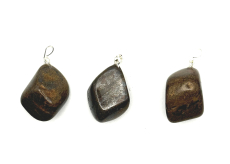 Bronzit Troml přívěsek přírodní kámen, 2,2 - 3 cm, 1 kus, vysoce ochranný kámen