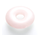 Růženín Donut přírodní kámen 30 mm, kámen lásky