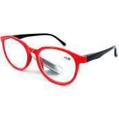 Berkeley Čtecí dioptrické brýle +3,0 plast červené černé stranice 1 kus MC2253