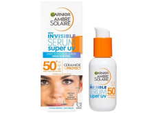 Garnier Ambre Solaire Invisible Serum Super UV SPF50+ denní sérum proti UV záření 30 ml