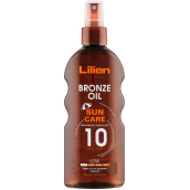 Lilien Sun Active Bronze Oil SPF10 voděodolný olej na opalování 200 ml