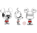 Charm Sterlingové stříbro 925 Disney Mickey Mouse, korálek na náramek
