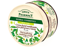 Green Pharmacy Zelený čaj normalizující zmatňující krém pro mastnou a smíšenou pleť 150 ml