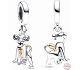 Charm Sterlingové stříbro 925 Disney 100. výročí, Lví král - Simba, přívěsek na náramek