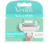Gillette Venus Deluxe Smooth Sensitive náhradní hlavice 4 kusy, pro ženy