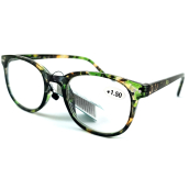 Berkeley Čtecí dioptrické brýle +1,5 plast mourovaté zelenohnědé 1 kus MC2198