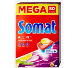 Somat All in 1 Lemon & Lime tablety do myčky 80 kusů