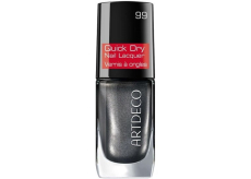 Artdeco Quick Dry Nail Lacquer rychleschnoucí lak na nehty 99 Dark Granite 10 ml