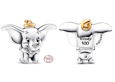 Sterlingové stříbro 925 Disney 100. výročí Dumbo slon, přívěsek na náramek pohádka