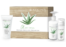 Regina Aloe Vera denní krém 50 ml + micelární voda 250 ml + krém na ruce 75 ml, kosmetická sada
