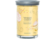 Yankee Candle Vanilla Cupcake - Vanilkový košíček vonná svíčka Signature Tumbler velká sklo 2 knoty 567 g