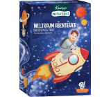 Kneipp Vesmírné dobrodružství Astronaut bomba do koupele 95 g + Hvězdný prach praskající sůl do koupele 60 g + Malý snílek barevná sůl do koupele 40 g, kosmetická sada pro děti