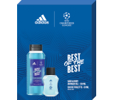 Adidas UEFA Champions League Best of The Best toaletní voda 50 ml + sprchový gel 250 ml, dárková sada pro muže