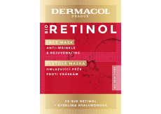 Dermacol Bio Retinol omlazující maska proti vráskám 2 x 8 ml