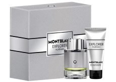 Montblanc Explorer Platinum parfémovaná voda 60 ml + sprchový gel 100 ml, dárková sada pro muže