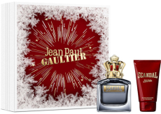 Jean Paul Gaultier Scandal Pour Homme toaletní voda 100 ml + sprchový gel 75 ml, dárková sada pro muže