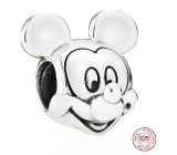 Charm Sterlingové stříbro 925 Disney Mickey Mouse portrét, korálek na náramek