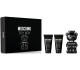 Moschino Toy Boy parfémovaná voda 50 ml + balzám po holení 50 ml + sprchový gel 50 ml, dárková sada pro muže