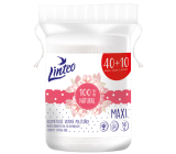 Linteo Maxi 100% Natural kosmetické vatové odličovací polštářky 50 kusů