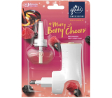 Glade Merry Berry Cheers s vůní svařeného vína a lesních plodů elektrický osvěžovač vzduchu strojek s tekutou náplní 20 ml