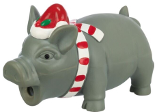 Trixie Xmas Pig vánoční latexové prasátko 16 cm