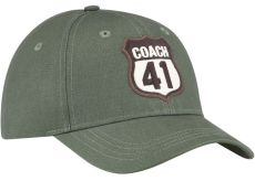 Coach Men´s Cap 2023 kšiltovka zelená s logem 1 kus