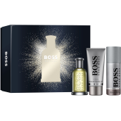 Hugo Boss Boss Bottled toaletní voda 100 ml + sprchový gel 100 ml + deodorant sprej 150 ml, dárková sada pro muže