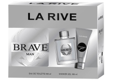 La Rive Brave Man toaletní voda 100 ml + sprchový gel 100 ml, dárková sada pro muže