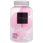 Gabriella Salvete Take Five měkká houbička pro pohodlnou aplikaci make-upu růžová 5 kusů