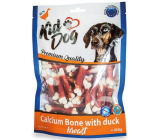 KidDog Calcium bones with duck breast kachní prsa na kalciové kostičce, masová pochoutka pro psy 250 g