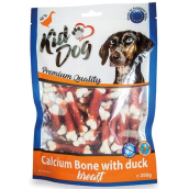 KidDog Calcium bones with duck breast kachní prsa na kalciové kostičce, masová pochoutka pro psy 250 g