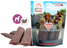 Fine Dog Family jehněčí pásek přírodní masová pochoutka pro psy 200 g