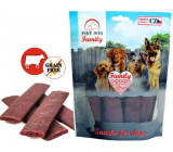 Fine Dog Family hovězí pásek přírodní masová pochoutka pro psy 200 g