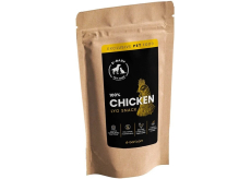 D-BARF Lyo snack Chicken mrazem sušené kuřecí, přírodní masová pochoutka pro psy a kočky 20 g
