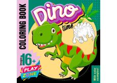 Ditipo Omalovánky čtvercové Dino Time 18 stran A4 210 x 297 mm