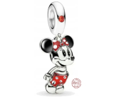 Charm Sterlingové stříbro 925 Disney myška Minnie Mouse, přívěsek na náramek film