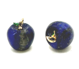 Lapis Lazuli Ametyst Jablko poznání přívěsek, přírodní kámen 2,7 x 15 mm, kámen harmonie